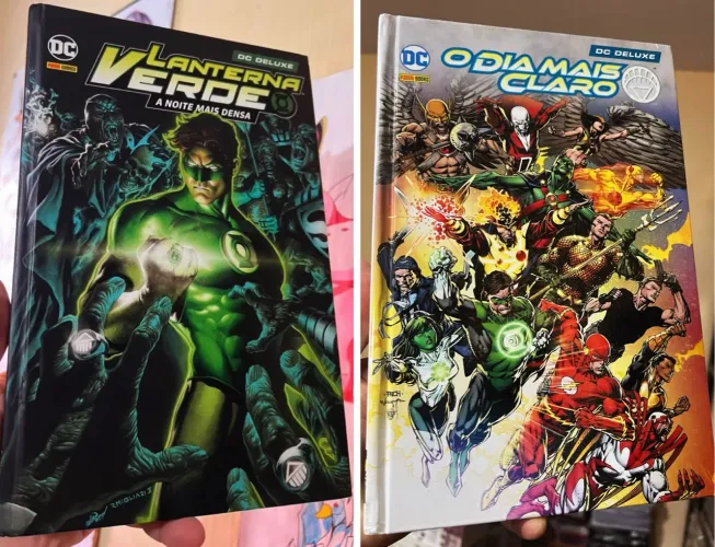 Lanterna verde a noite mais densa e o dia mais claro dc deluxe lacrado