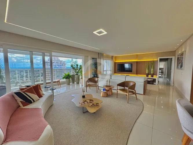 Apartamento Alto Padrão de 265m2 mobiliado Setor Marista, Goiânia/GO