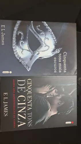 Livros Cinquenta Tons de Cinza 50 Tons mais Escuros