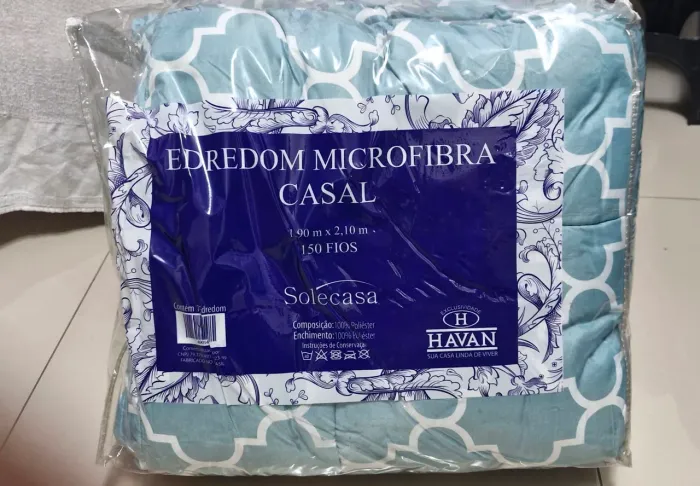 Edredom microfibra casal