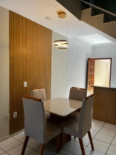 Mesa de jantar Mdf 4 cadeiras