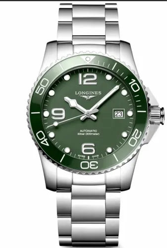 Relógio Longines Conquest Verde - Aço - 41mm - Automático - Prem AAA+
