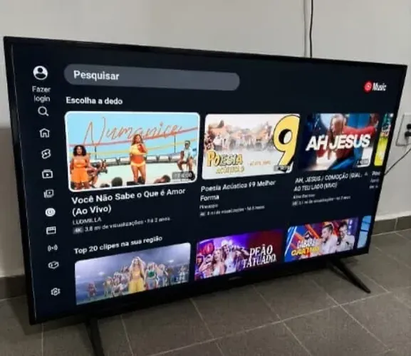 ?  TV Smart SEMP Roku 50? 4K - NOVA, NUNCA USADA -