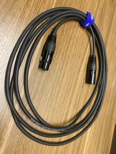Kit com 7 Cabos XLR Santo Ângelo (3,05m) - Novos