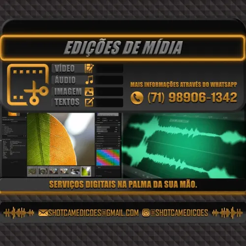 Edição de Vídeo, Áudio e Imagem