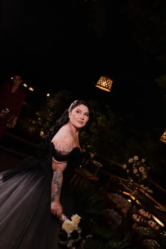 Vestido de Noiva Preto