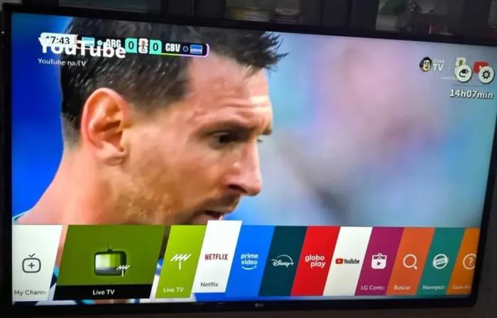 TV Smart 50 Polegadas LG Sem defeitos e Sem marcas
