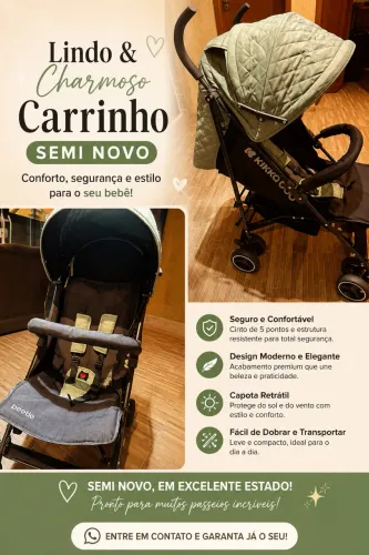 Carrinho de bebê passeio 