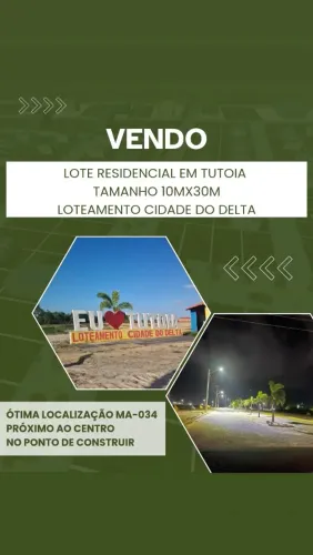 VENDO LOTE EM TUTOIA