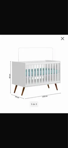 berço 3 em 1 novo
