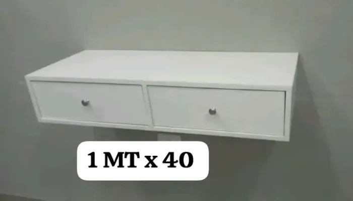 PROMOÇÃO BANCADA COM 2 GAVETAS 1MTX40  MDF NOVO 
