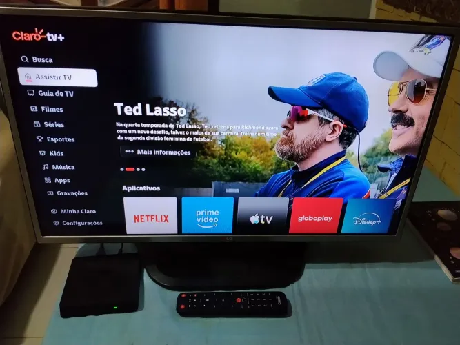 Tv LG e claro box