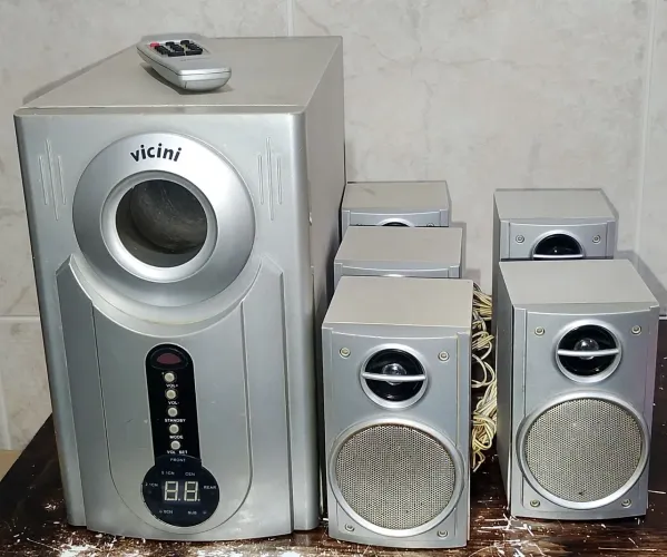 Home Theater Vicini - Som Potente 5.1 Super Oferta! Canais + Acessórios