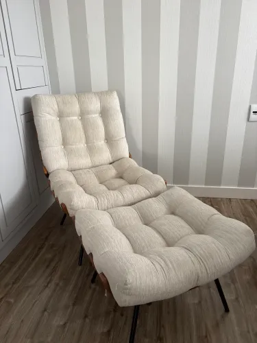 Poltrona + puff costela