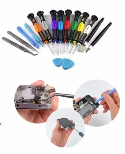 Kit Chaves Ferramenta 16 Peças Abrir Celular Iphone Precisão