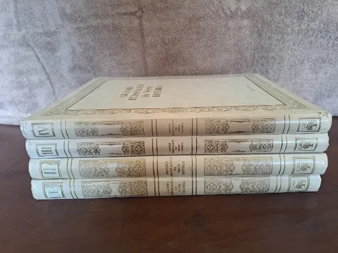 Coleção de livros - Grandes Personagens Da Nossa História - Ano 1969 - 4 Volumes