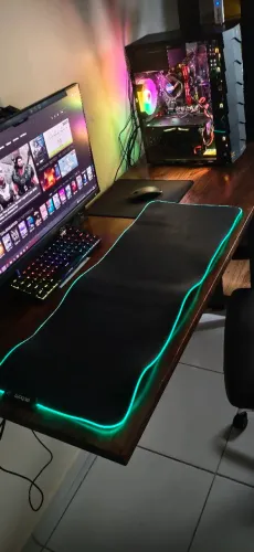 Mouse pad grande led