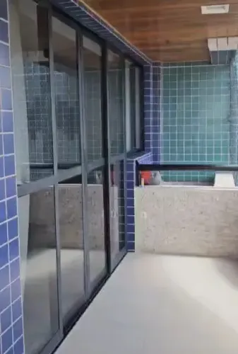 Porta varanda em alumínio