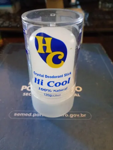 Hi Cool Desodorante/Antitranspirante extra seco em pedra/cristal ORIGINAL