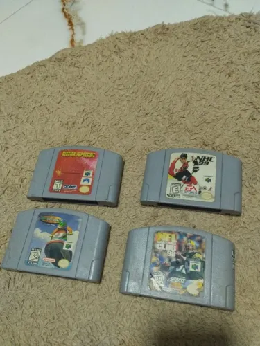 Lote de cartuchos de Nintendo 64 - 100% original 