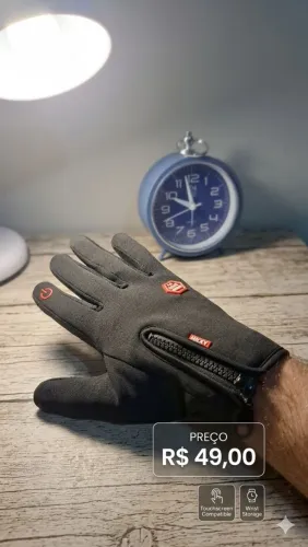 Luva para Motociclista frio chuva inverno