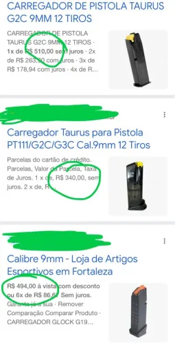 Carregador G2C 9mm