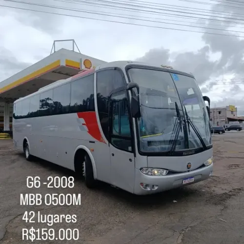 ÔNIBUS MARCOPOLO G6 MBENZ 2008 42 LUGARES