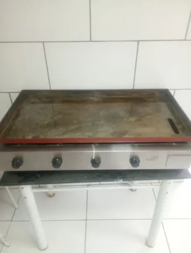 Chapa de lanchonete edanca 1m novíssima