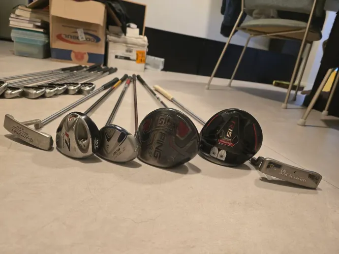 ?Kit Completo de Golfe Profissional - Callaway X-12 + TaylorMade R15 + Bolsa Callaway