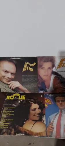 Coleção de discos  vinil  são 90 