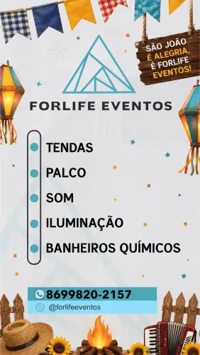 Locação de tendas e palcos