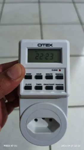 VENDO 2 TEMPORIZADOR DIGITAL CITEX / VENDO SOMENTE UNIDADE TAMBEM. 