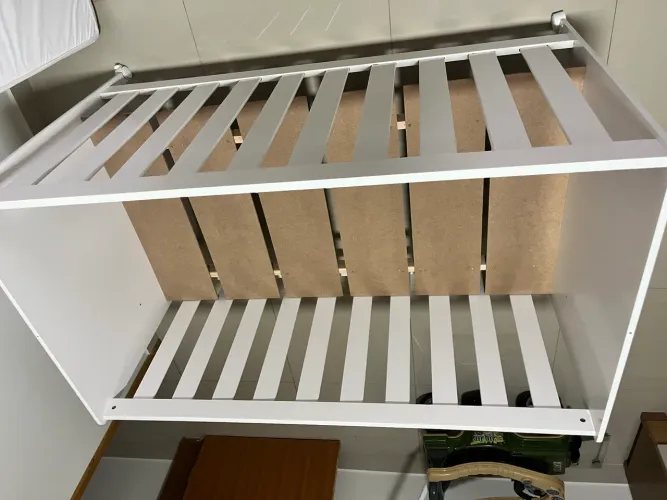 Berço 3 em 1 com colchão impermeável
