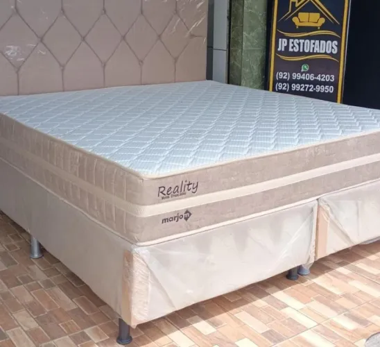 Cama King a pronta entrega.