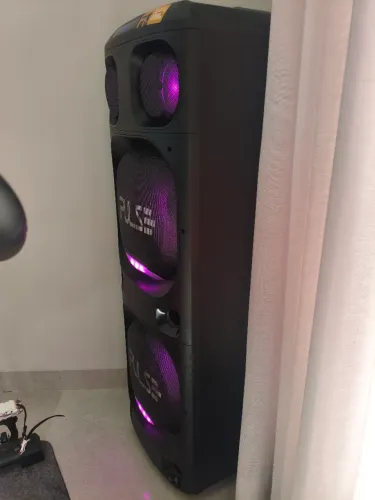 Torre de som gigante 1,5 m de altura 4.000 RMS
