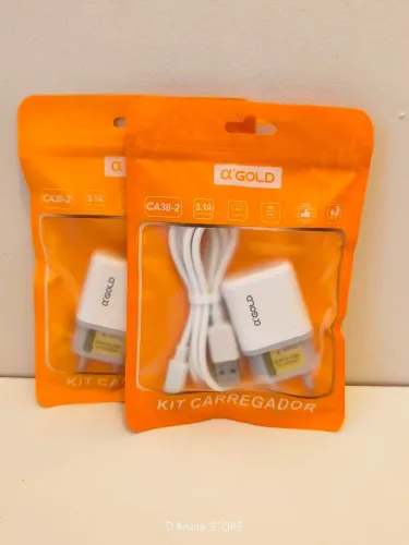 Kit carregador IOS iPhone Lightning 