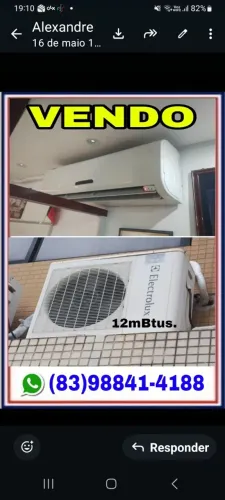 Vendo ar condicionado 12mbtus * 