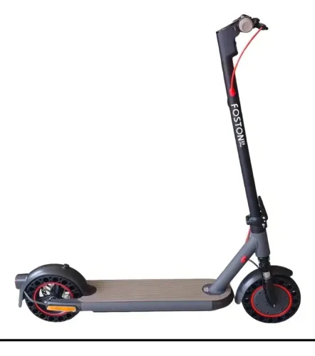 Patinete Elétrico Foston X4 Pro 600W Cinza Escuro Amortecedor Dobrável