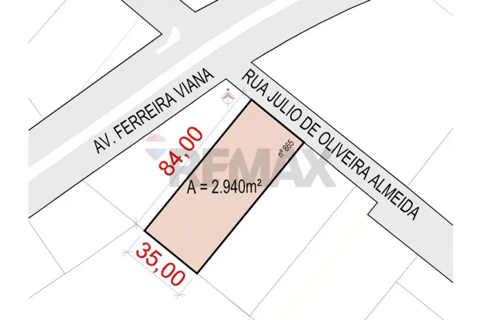Amplo terreno no Bairro São Gonçalo, com 2.940m² (35x84m)