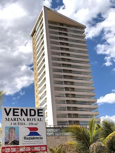 Vende-se apartamento no Condomínio Royal Marina, 3 Suítes plenas