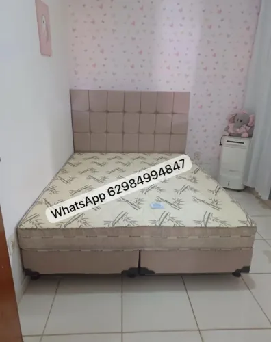 Cama box conjunto d33 Queen prontos novos