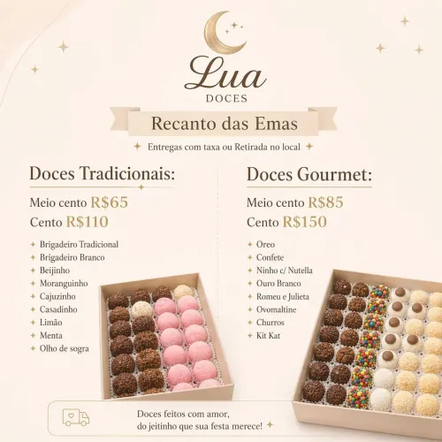 Doces para Festas e Eventos