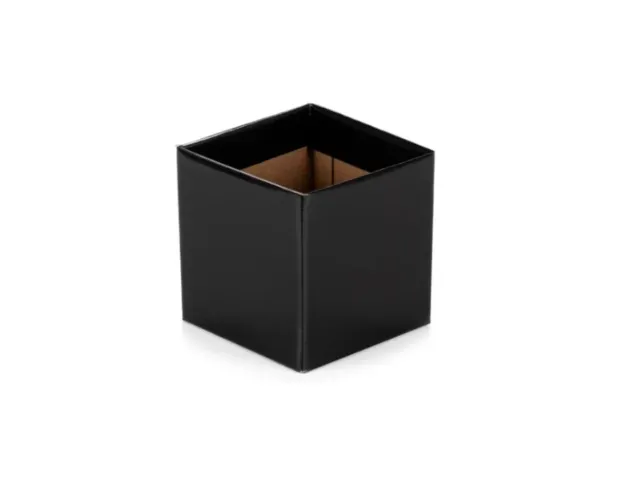 Cachepot preto pequeno 