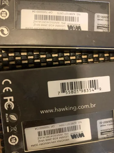 Memória ram 2x 4gb