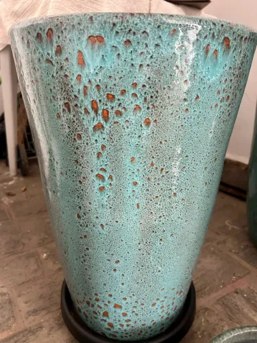 Vaso cerâmica jardim