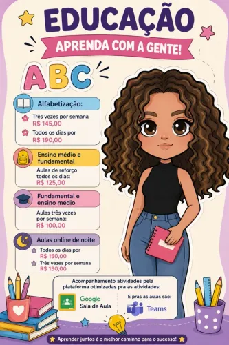AULAS DE REFORÇO 