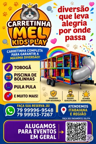 ALUGUEL DE CARRETINHA PARA EVENTOS EM GERAL