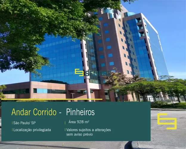 Andar corrido para alugar no Edifício Birmann 20 em São Paulo/SP