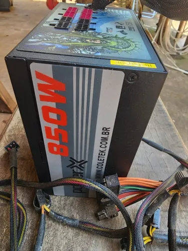 Fonte 850w Modular Power Selo 80 Plus Bronze