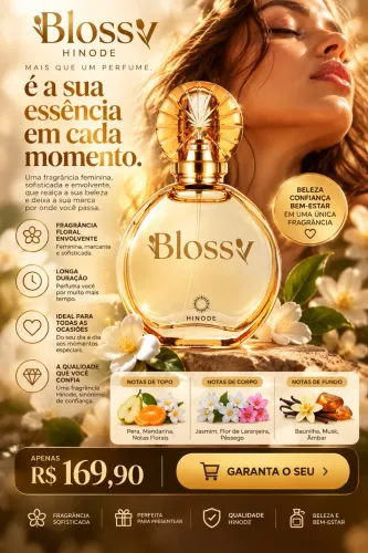 ? Blossy Desodorante Colônia 75ml | A Fragrância Que Pode Virar Seu Novo